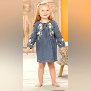 Mud Pie Embroidered Floral Dresssz 5 Kids